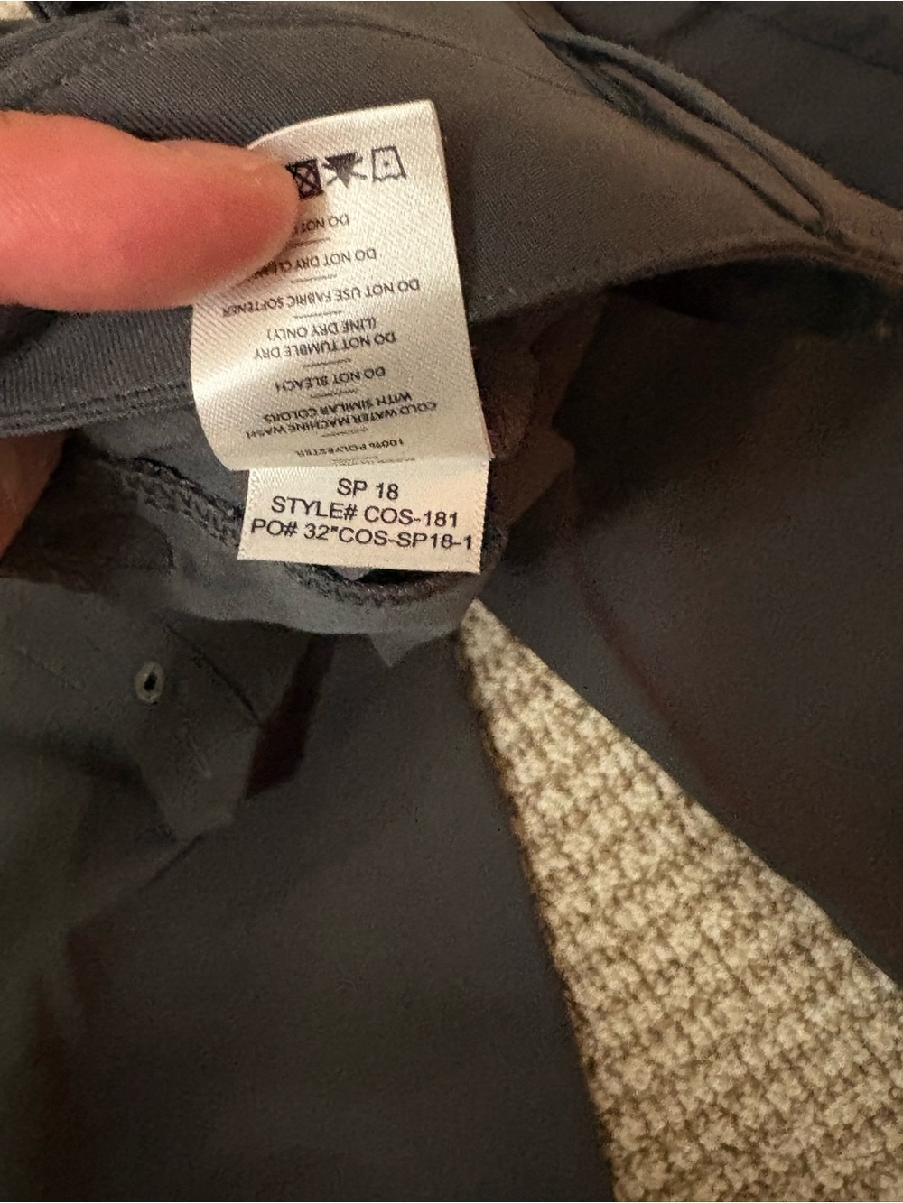 Rhone City Pants 31x32 Black Slim Straight-Leg - Picture 4 of 9